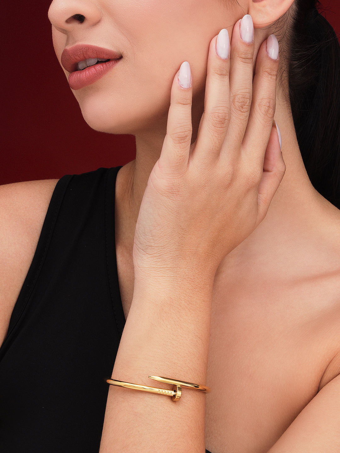 Gold Nail Cuff