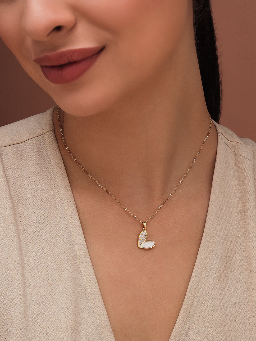 Diamond and Pearl Heart
