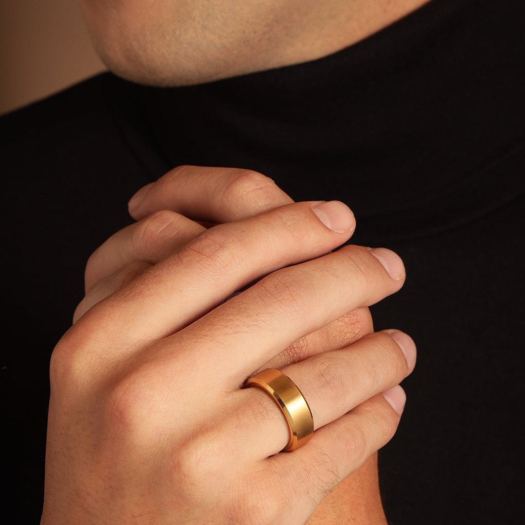 Sleek Golden Ring