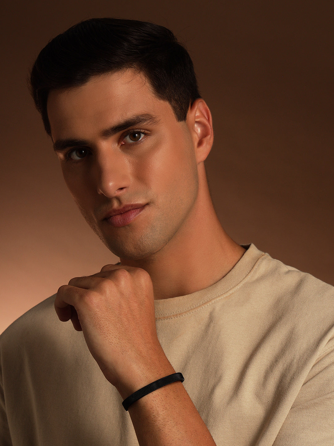 Black mesh bracelet